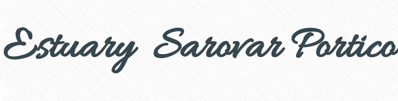 Estuary Sarovar Portico, Poovar Island - DNU Logo